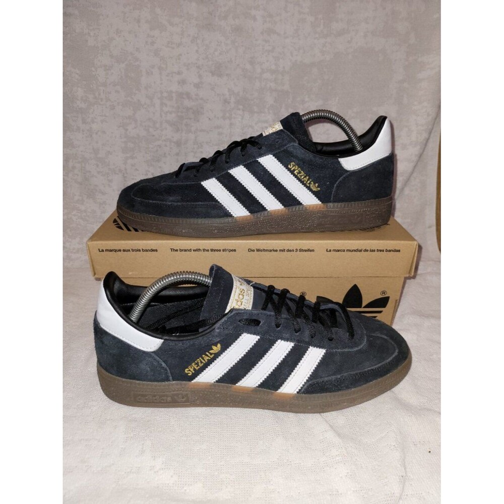 Adidas Originals Men's Handball Spezial DB3021 Core Black/White Sneakers Size 10